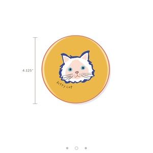 Pet shop decorative ceramic coaster